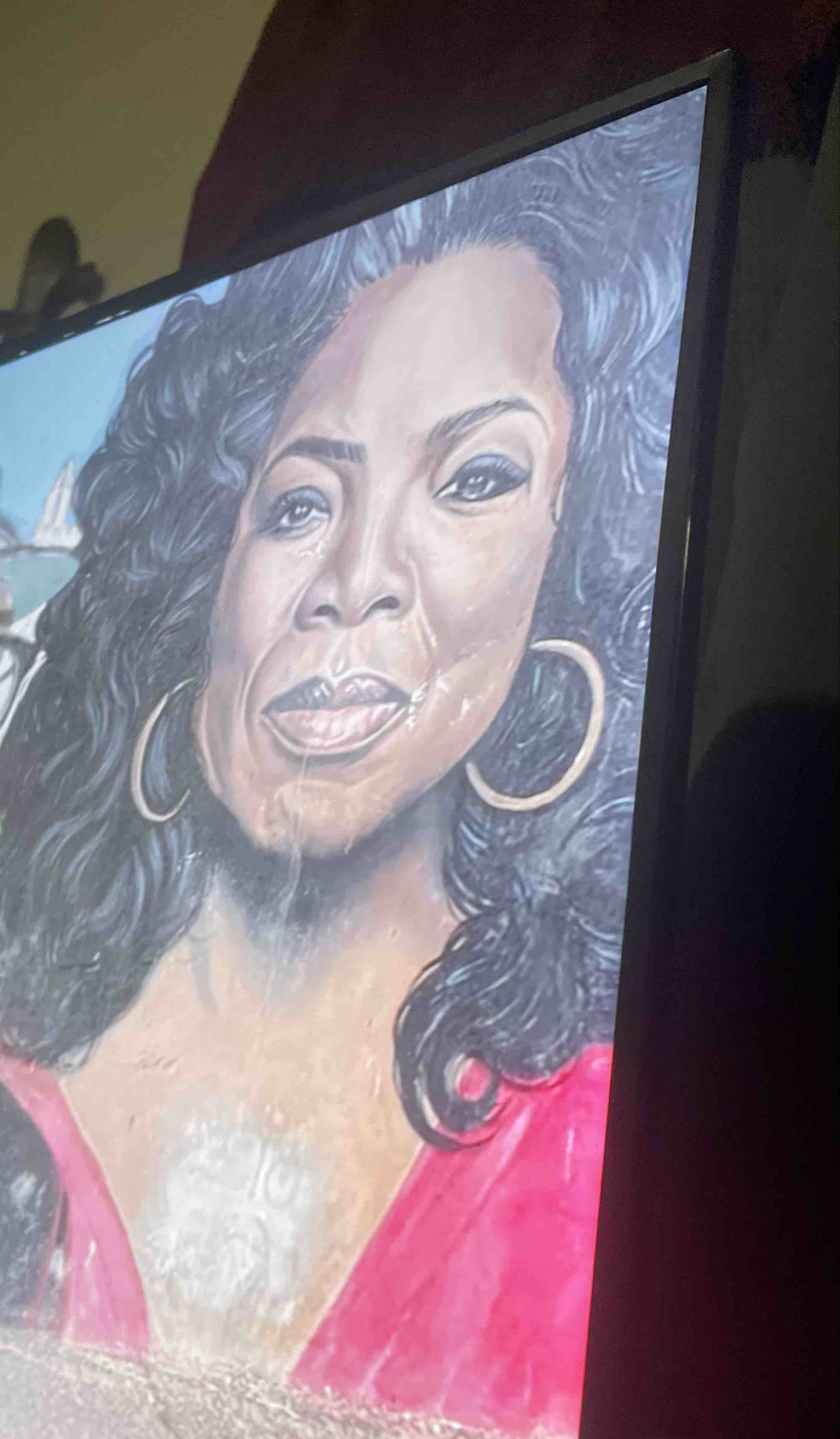 Who is the famous individual depicted in this portrait?
